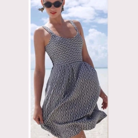 Postmark Anthro Gray Geometric Knit Dress - Picture 2 of 3